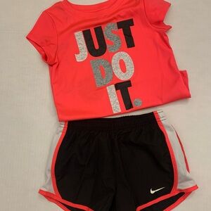 Nike Pink and Black Just Do It Set